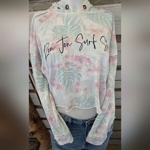 Women's Floral Top - Pink and Green